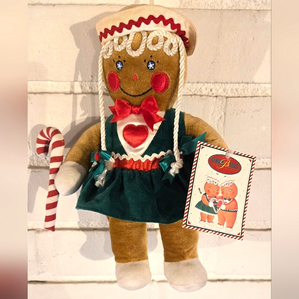 Gingerbread Lady Christmas Decorative and Hangable Plush